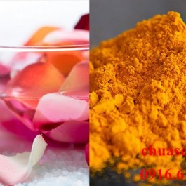 Trị thâm mụn bằng nghệ dễ chưa từng thấy